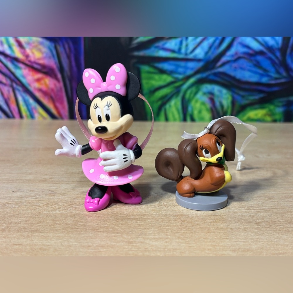Disney Minnie Mouse & Dog Fifi the Peke Christmas Ornament